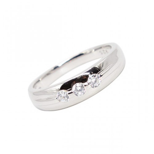  Bague en argent 925 - cz  (gr:6,5 -7-7,5) SIM70-5